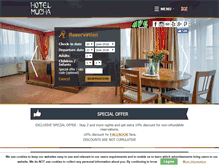 Tablet Screenshot of hotelmucha.cz